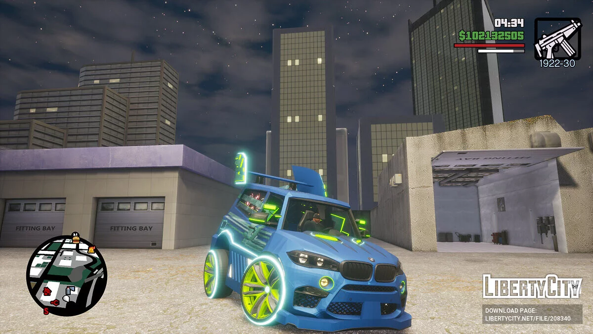 Neon Auto BMW X6 M1000 (OLD) / GTA San Andreas: Die endgültige Edition