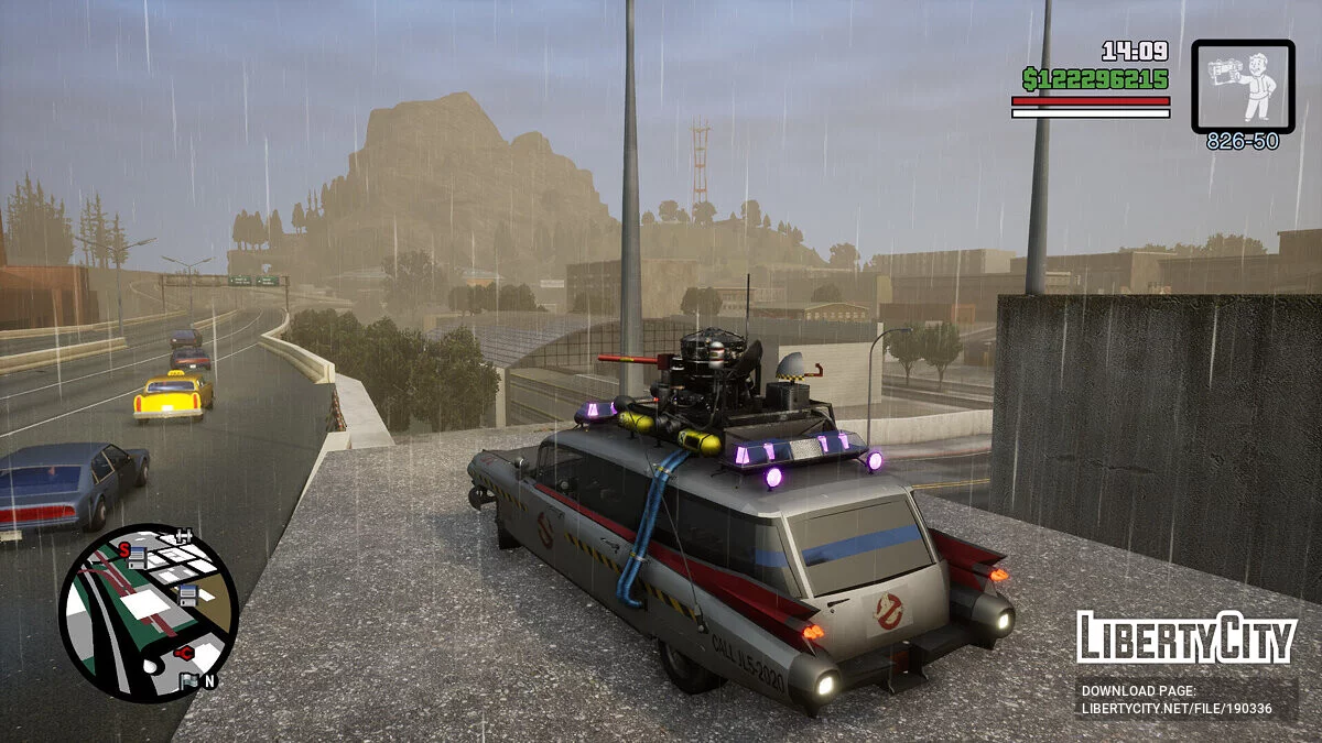Ecto-1 з гри Ghostbusters - The Video Game (OLD) / GTA San Andreas: The Definitive Edition