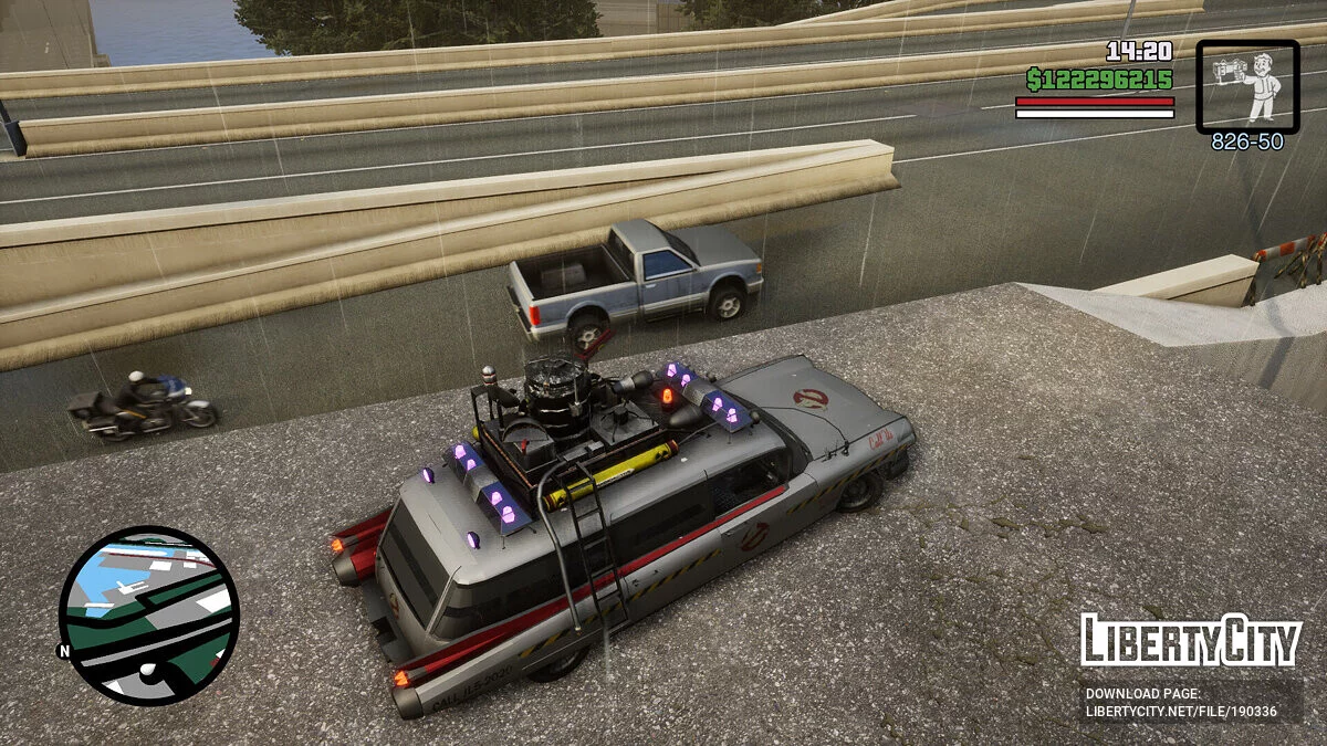 Ecto-1 з гри Ghostbusters - The Video Game (OLD) / GTA San Andreas: The Definitive Edition