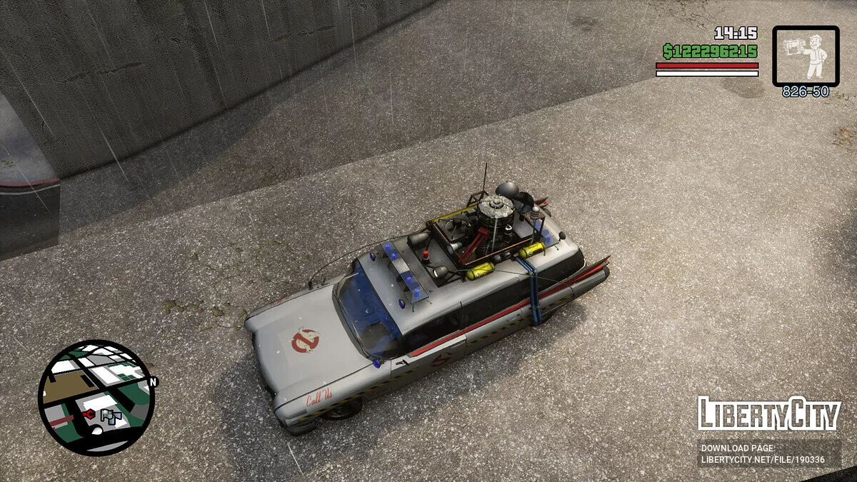 Ecto-1 з гри Ghostbusters - The Video Game (OLD) / GTA San Andreas: The Definitive Edition
