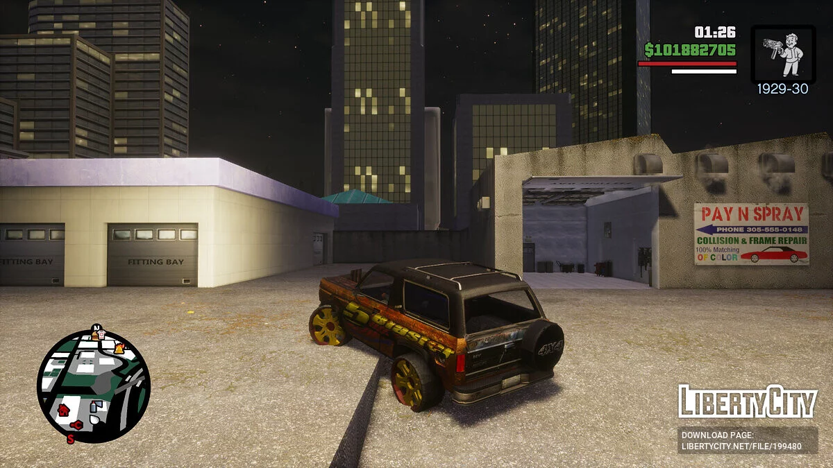 Blaster XL з FlatOut 2 (OLD) / GTA San Andreas: The Definitive Edition