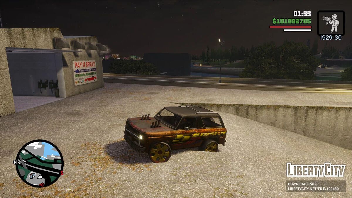 Blaster XL з FlatOut 2 (OLD) / GTA San Andreas: The Definitive Edition