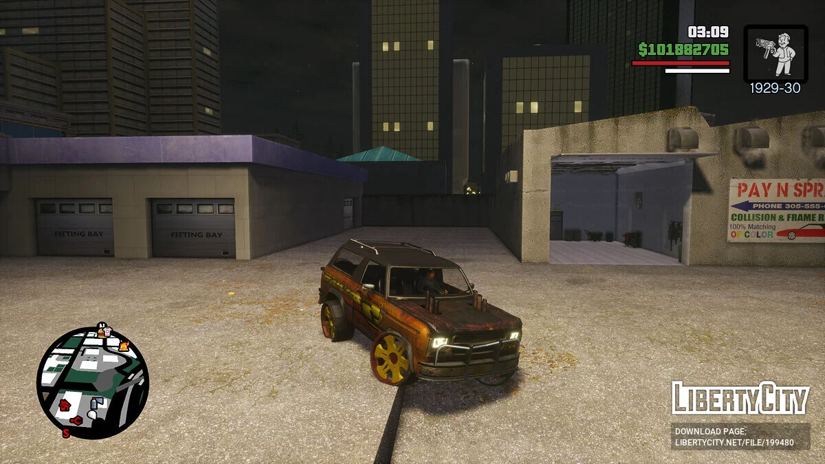 Blaster XL з FlatOut 2 (OLD) / GTA San Andreas: The Definitive Edition