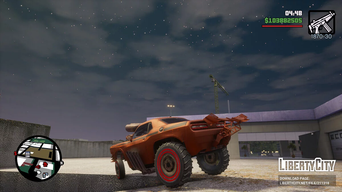 SnotRod de Cars The Video Game (OLD) / GTA San Andreas : L'Édition Ultime