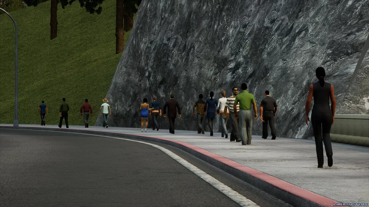 Trafic réaliste - Plus de piétons / GTA San Andreas : L'Édition Ultime