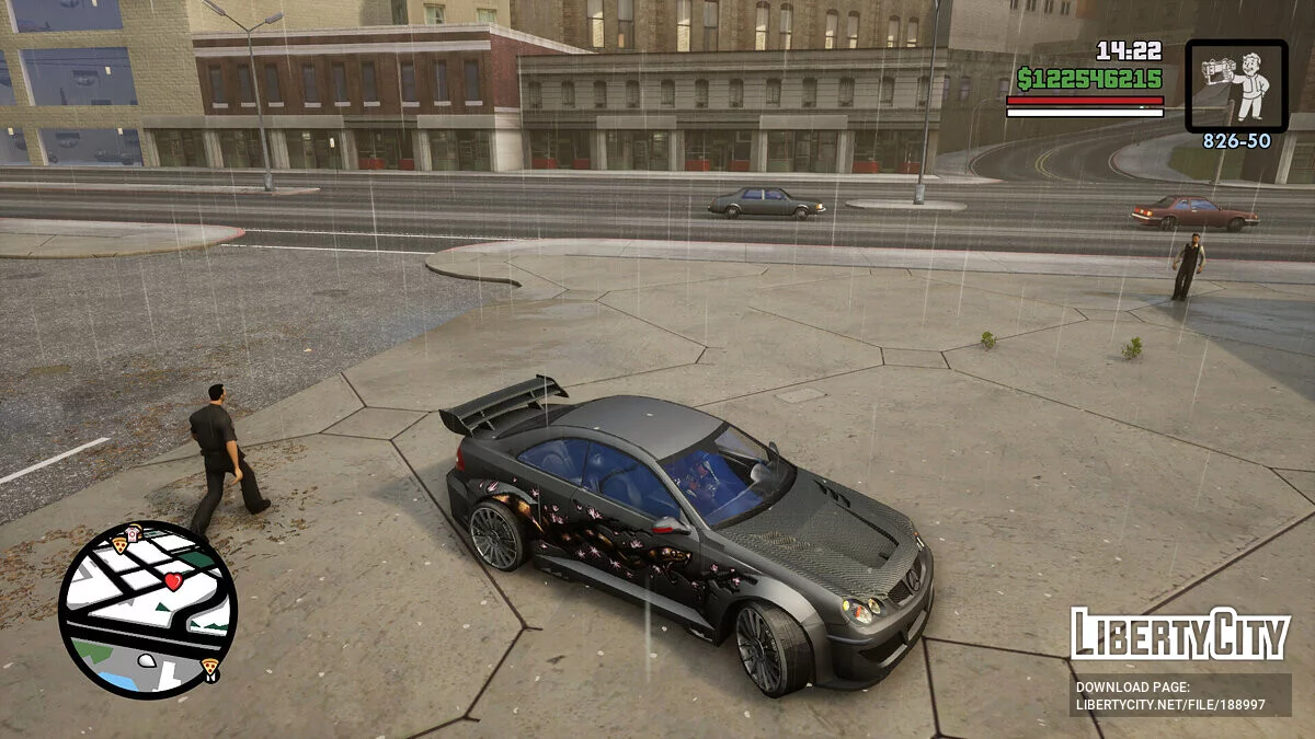 Mercedes-Benz CLK500 aus Need For Speed: Most Wanted (OLD) / GTA San Andreas: Die endgültige Edition