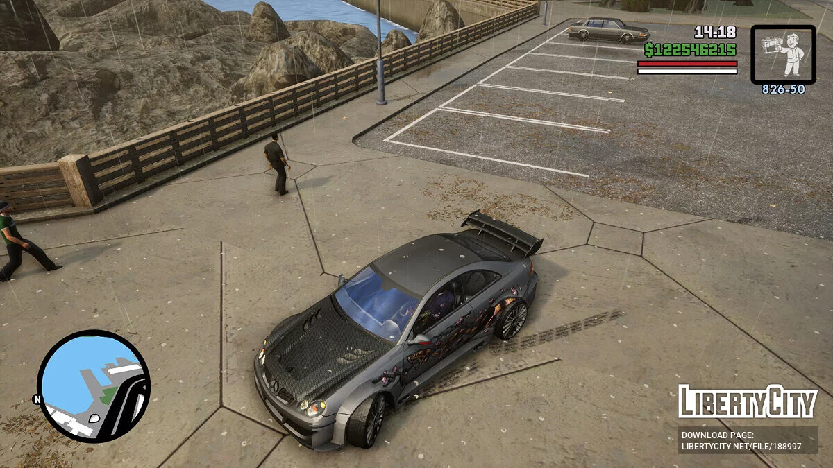 Mercedes-Benz CLK500 aus Need For Speed: Most Wanted (OLD) / GTA San Andreas: Die endgültige Edition
