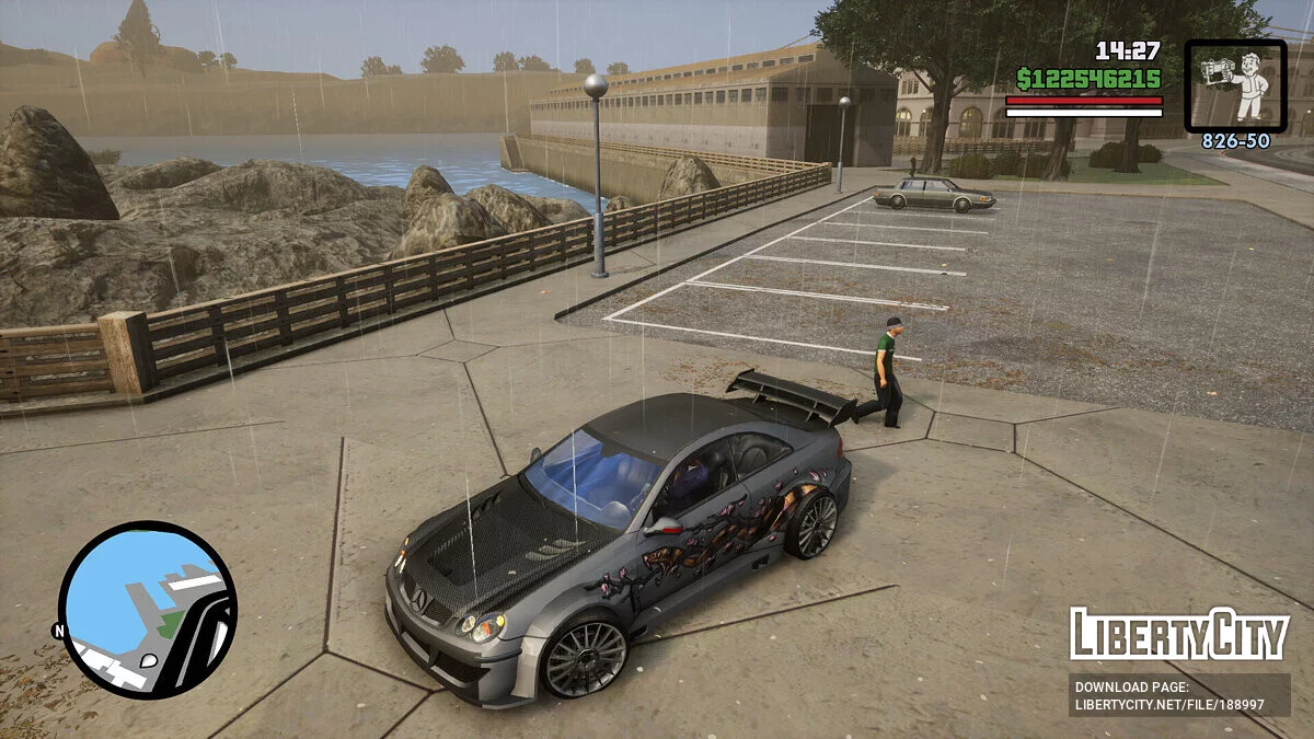 Mercedes-Benz CLK500 aus Need For Speed: Most Wanted (OLD) / GTA San Andreas: Die endgültige Edition
