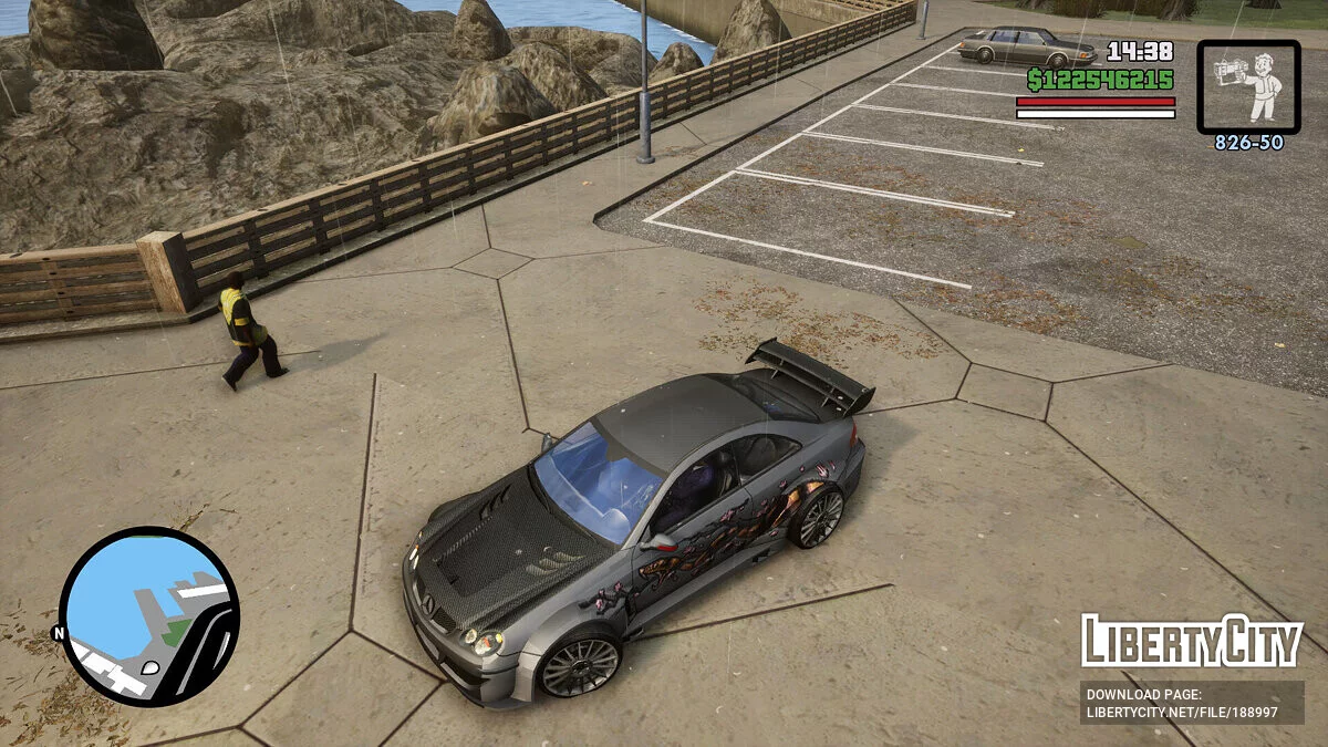 Mercedes-Benz CLK500 aus Need For Speed: Most Wanted (OLD) / GTA San Andreas: Die endgültige Edition