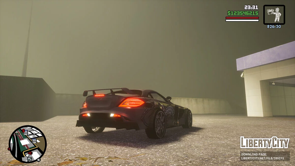 Mercedes Benz SLR McLaren de Need for Speed: Most Wanted (OLD) / GTA San Andreas : L'Édition Ultime
