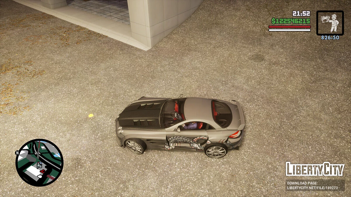 Mercedes Benz SLR McLaren de Need for Speed: Most Wanted (OLD) / GTA San Andreas : L'Édition Ultime