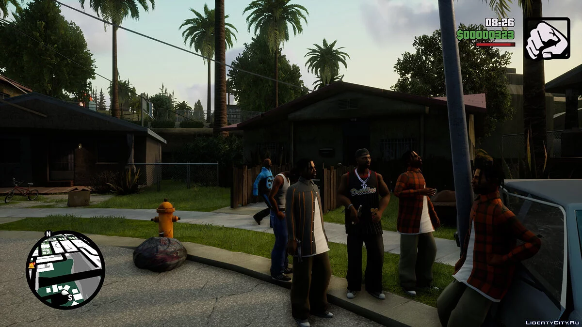 Orange Grove Families From Beta / GTA San Andreas: The Definitive Edition