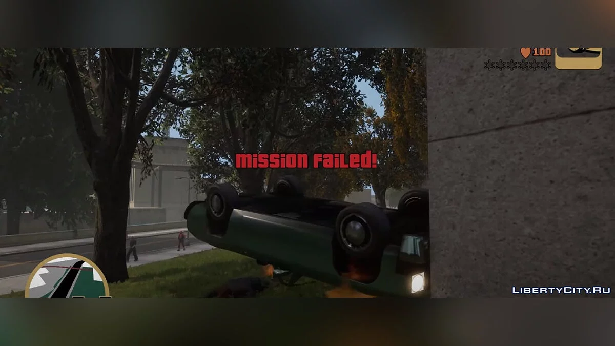 删除死亡或逮捕时的效果 [GTA 3, VC 和 SA] / GTA圣安地列斯：终极版