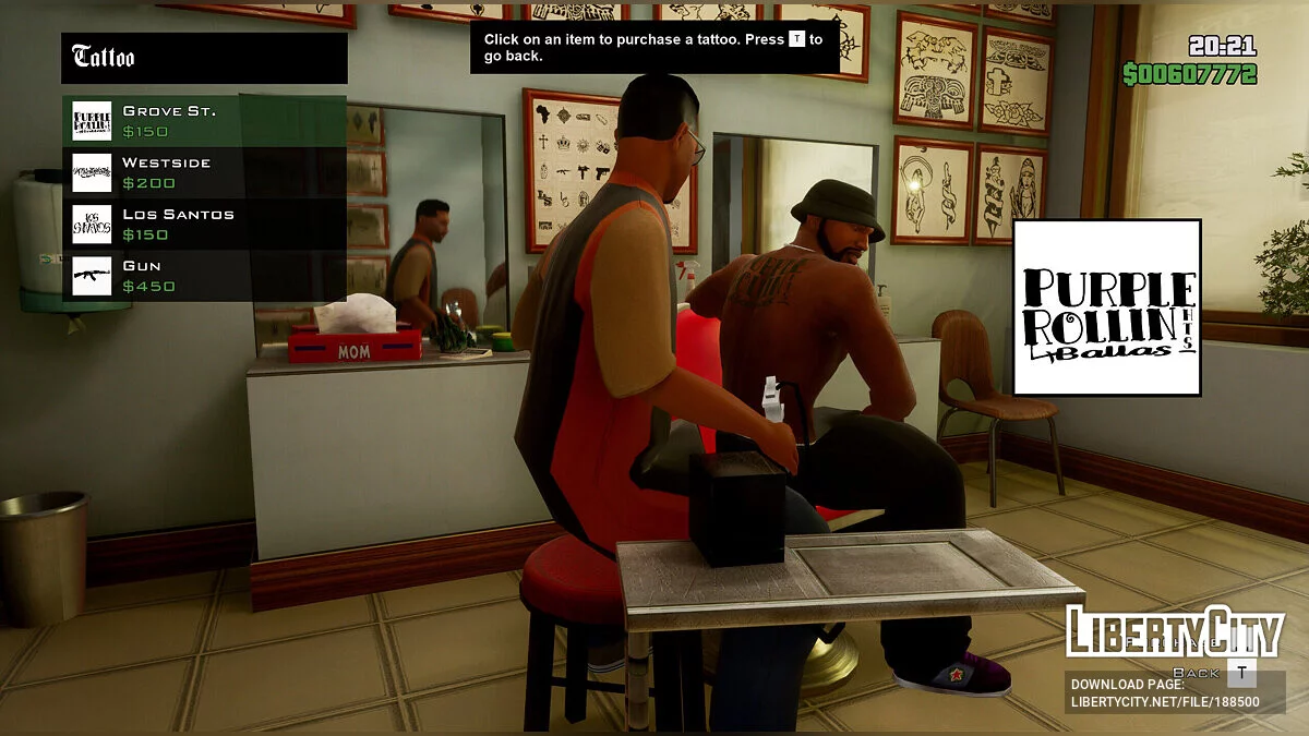 Playing for Ballas [Modpack] / GTA San Andreas: The Definitive Edition