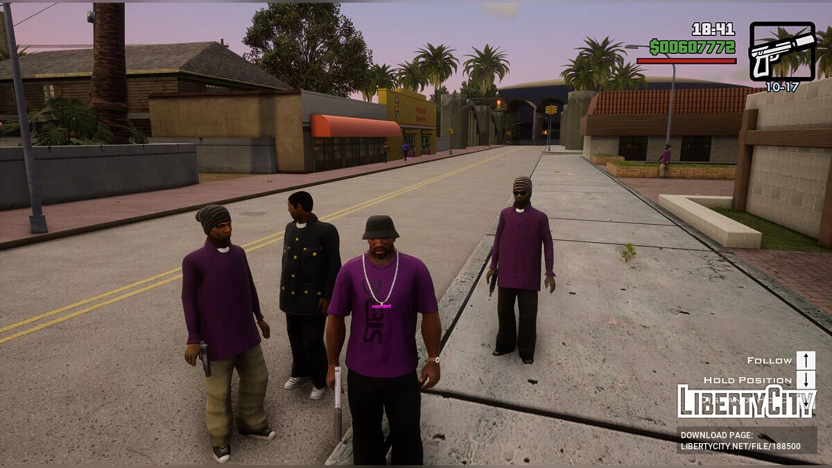 Playing for Ballas [Modpack] / GTA San Andreas: The Definitive Edition