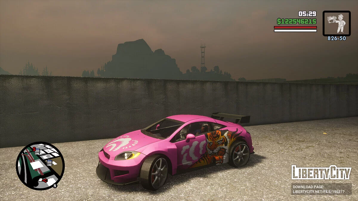 Mitsubishi Eclipse from Need For Speed Most Wanted 2005 (OLD) / GTA San Andreas: The Definitive Edition