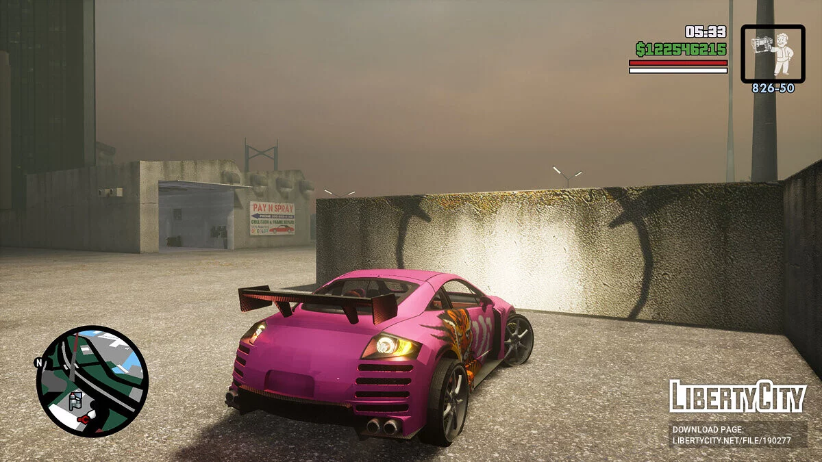 Mitsubishi Eclipse from Need For Speed Most Wanted 2005 (OLD) / GTA San Andreas: The Definitive Edition