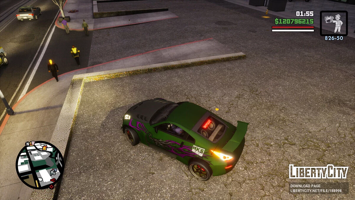 Nissan 350Z dari Need For Speed: Underground 2 (LAMA) / GTA San Andreas: The Definitive Edition