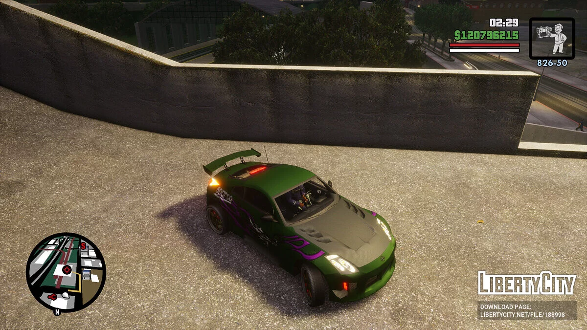 Nissan 350Z dari Need For Speed: Underground 2 (LAMA) / GTA San Andreas: The Definitive Edition