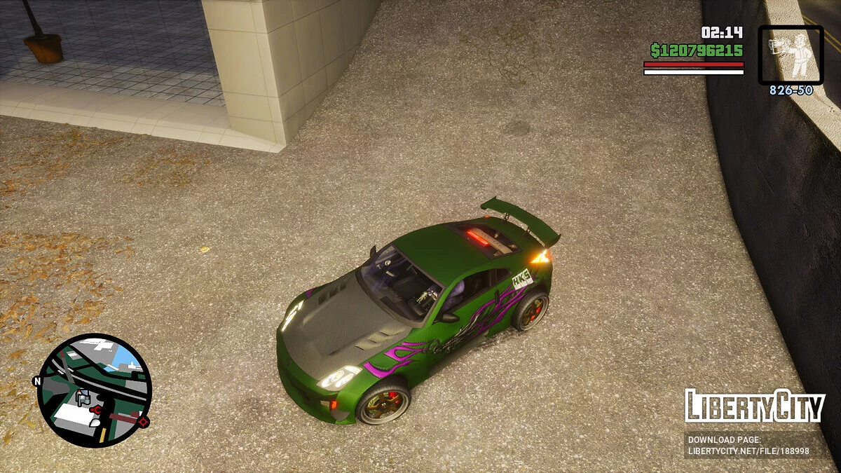 Nissan 350Z dari Need For Speed: Underground 2 (LAMA) / GTA San Andreas: The Definitive Edition