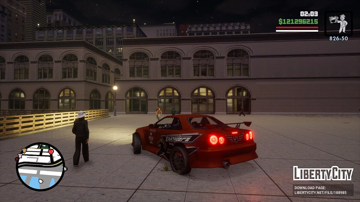 Nissan Skyline R32 dari Need For Speed: Underground 1 (LAMA) / GTA San Andreas: The Definitive Edition