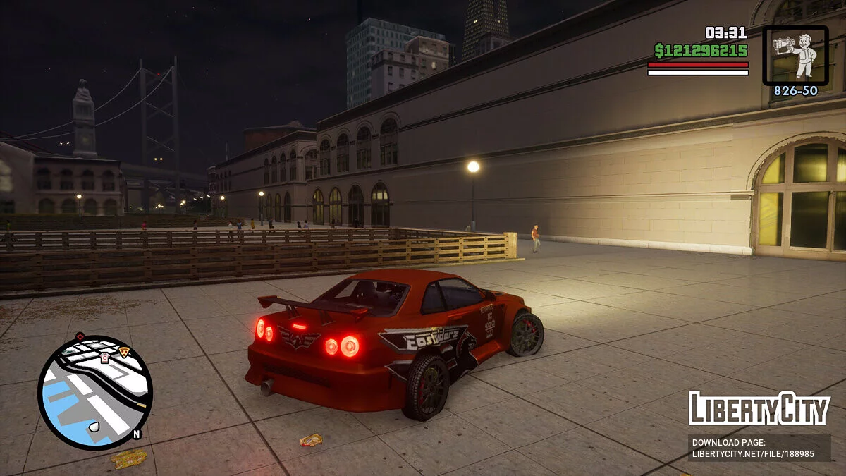 Nissan Skyline R32 dari Need For Speed: Underground 1 (LAMA) / GTA San Andreas: The Definitive Edition