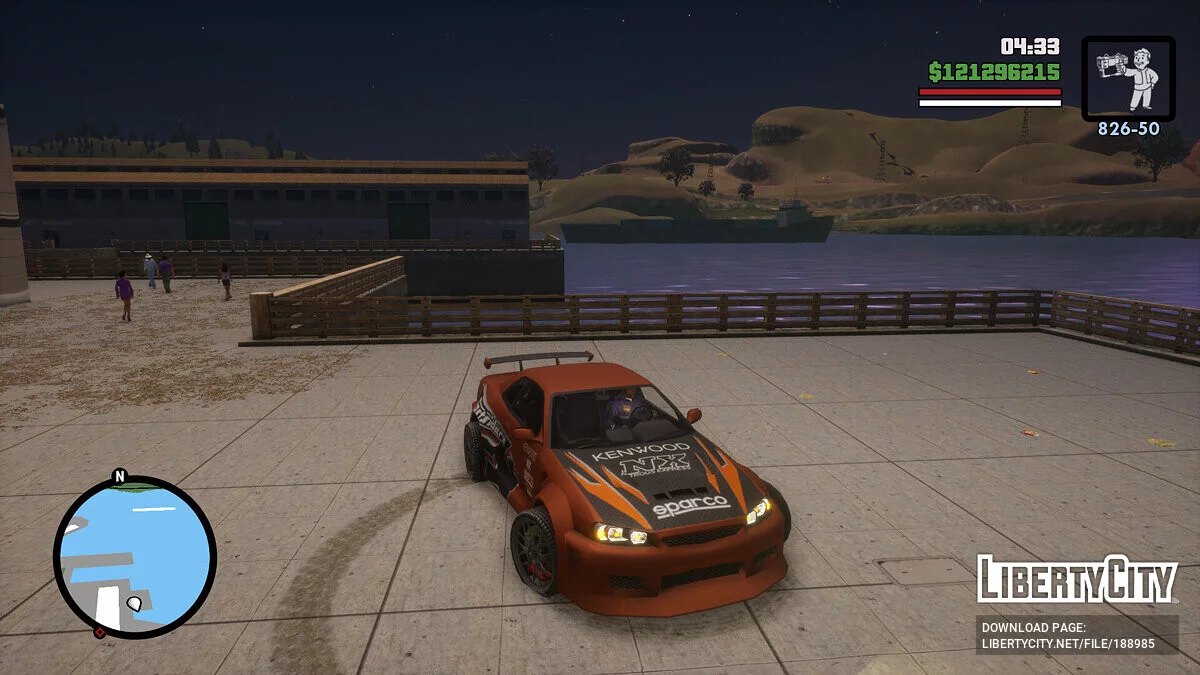 Nissan Skyline R32 dari Need For Speed: Underground 1 (LAMA) / GTA San Andreas: The Definitive Edition