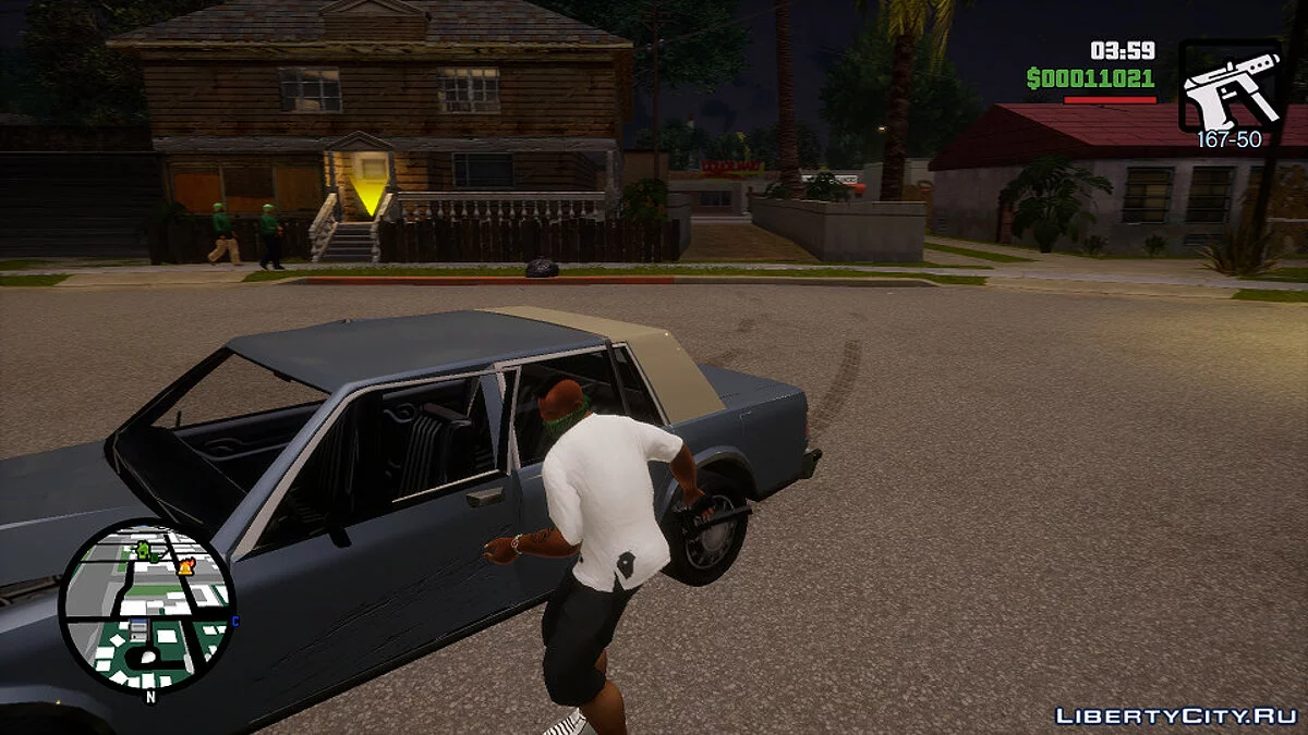 Анімації з GTA Online / GTA San Andreas: The Definitive Edition