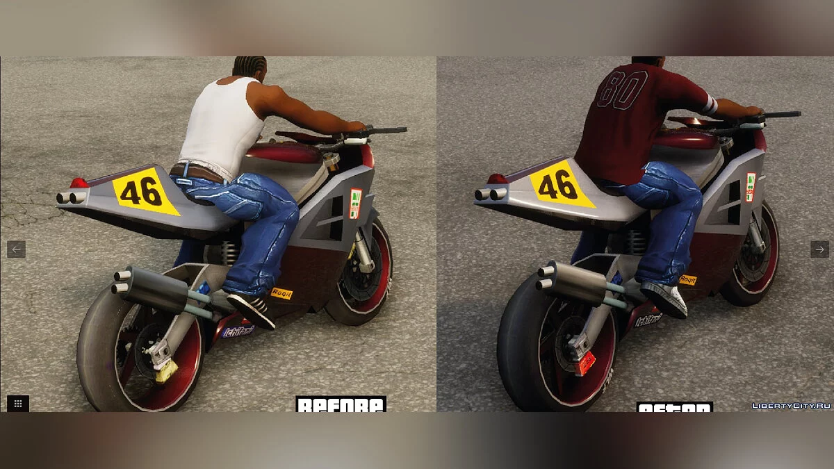 Texturas de alta calidad para NRG500 / GTA San Andreas: La Edición Definitiva