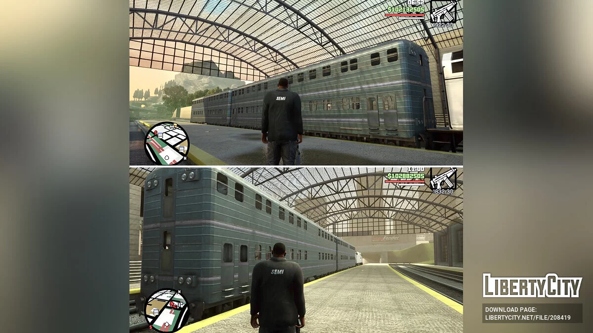 Gepanzerter Waggon für Breitspurpanzerzug (ALT) / GTA San Andreas: Die endgültige Edition