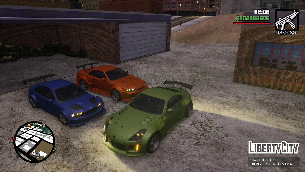Три легендарні машини з NFS HEAT (OLD) / GTA San Andreas: The Definitive Edition