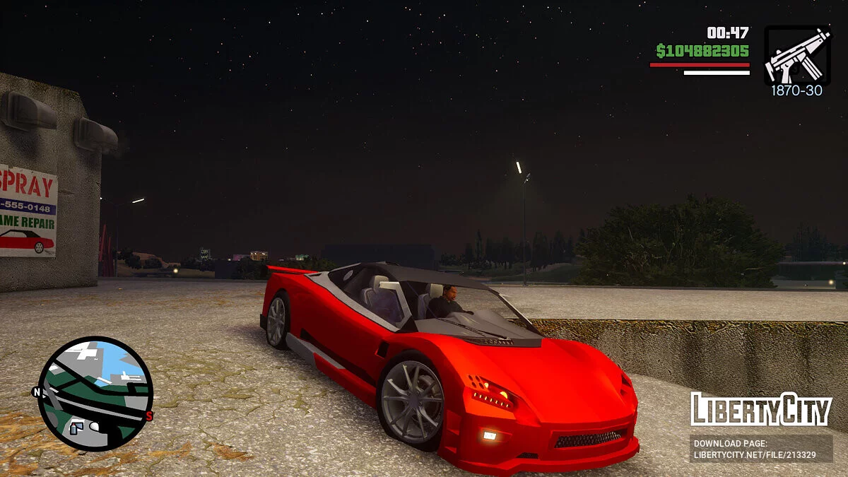 Sportcar LADA Revolution 3 (OLD) / GTA San Andreas: The Definitive Edition