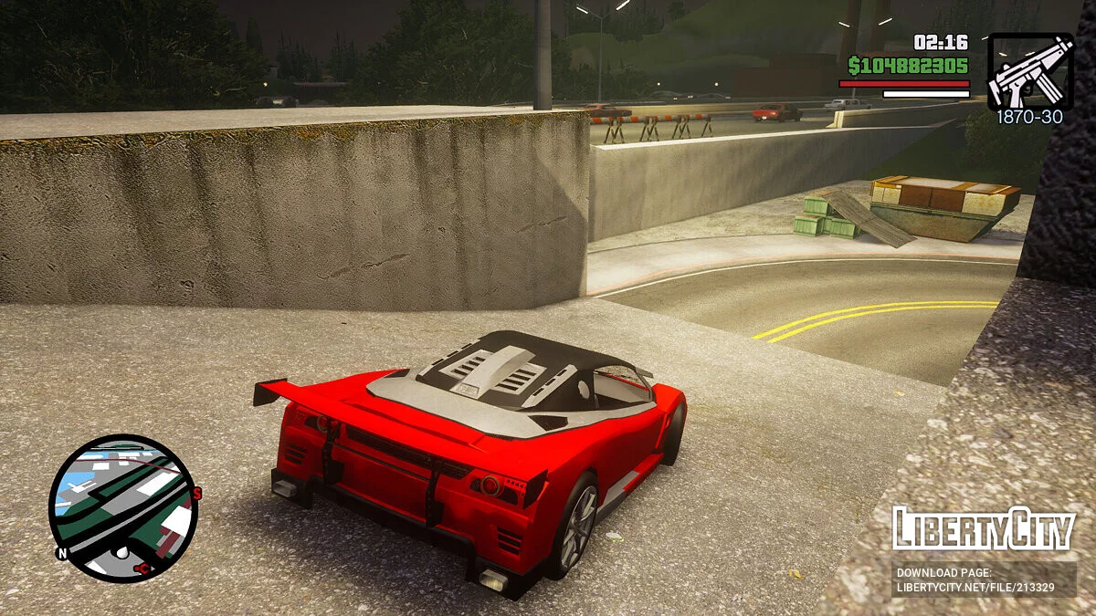 Sportcar LADA Revolution 3 (OLD) / GTA San Andreas: The Definitive Edition