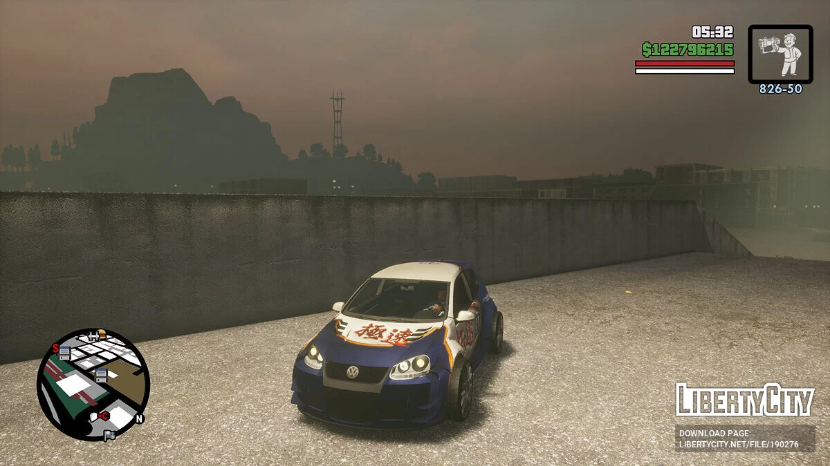 VolkSwagen Golf GTI de Need For Speed Most Wanted 2005 (OLD) / GTA San Andreas : L'Édition Ultime