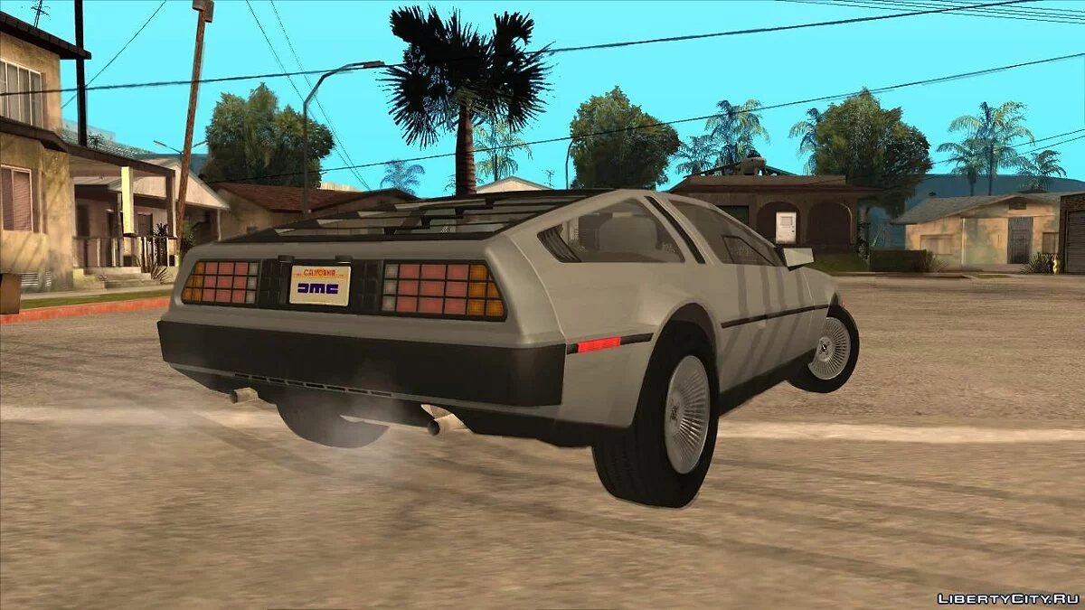 DeLorean DMC-12 - carro do filme 'De Volta para o Futuro' / GTA San Andreas