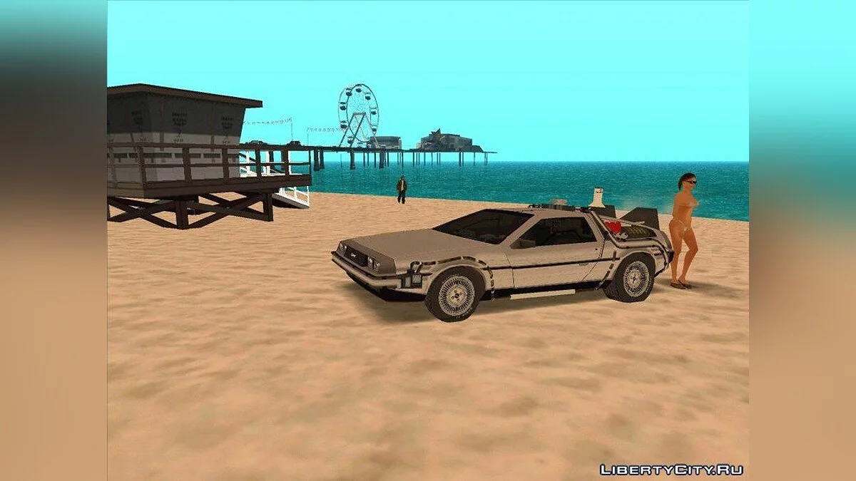 Máquina del tiempo Delorean BTTF 2 - Vehículo de