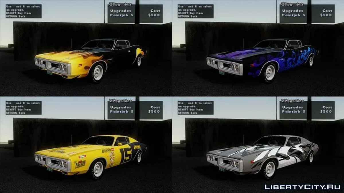 Dodge Charger Super Bee 426 Hemi (WS23) 1971 / GTA San Andreas