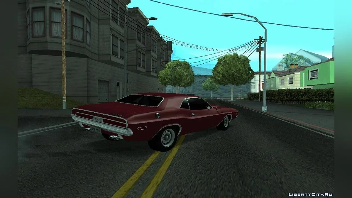 Dodge Challenger з можливістю тюнінгу / GTA San Andreas
