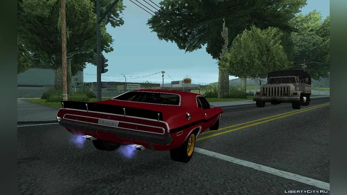 Dodge Challenger з можливістю тюнінгу / GTA San Andreas