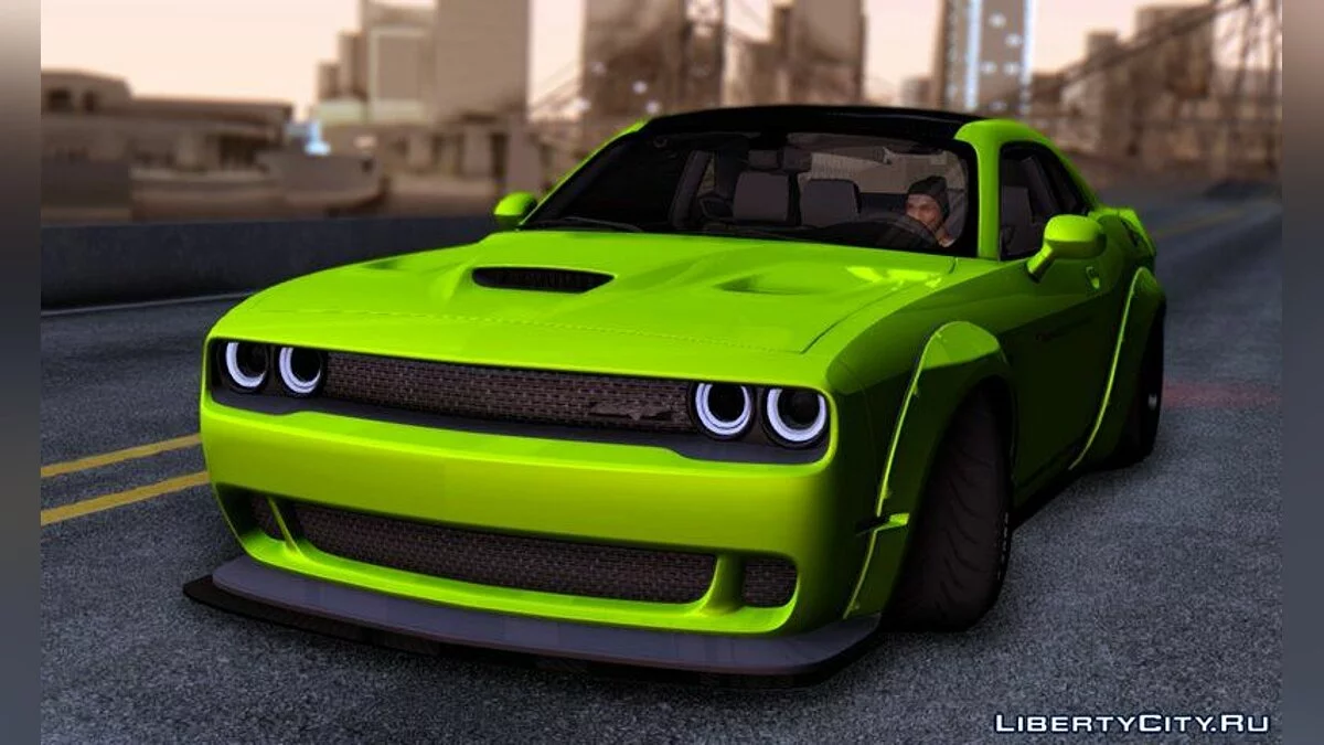 Dodge Challenger Hellcat Liberty Walk LB Performance / GTA San Andreas