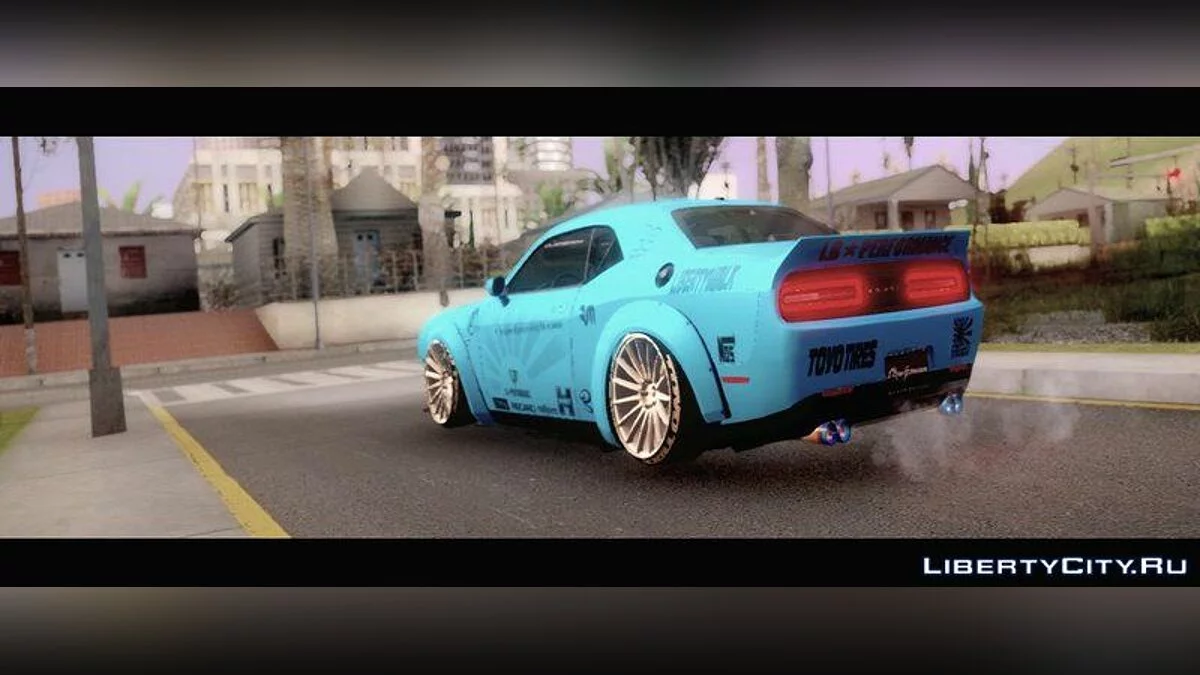 2015 Dodge Challenger SRT Hellcat Liberty Walk LB Performance / GTA San Andreas