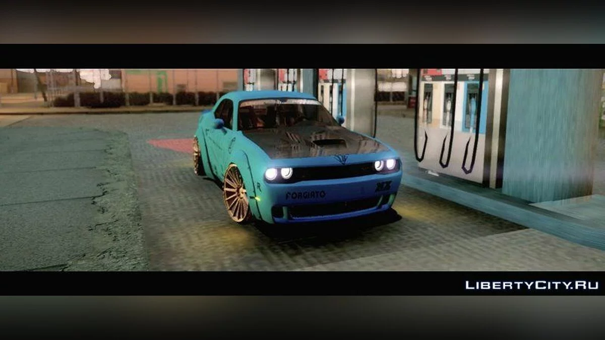 2015 Dodge Challenger SRT Hellcat Liberty Walk LB Performance / GTA San Andreas