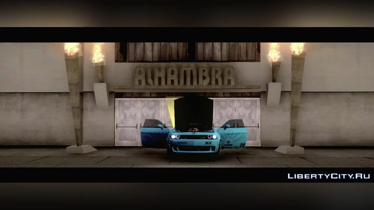 2015 Dodge Challenger SRT Hellcat Liberty Walk LB Performance / GTA San Andreas