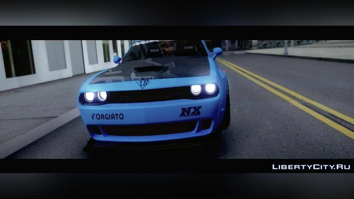 2015 Dodge Challenger SRT Hellcat Liberty Walk LB Performance / GTA San Andreas
