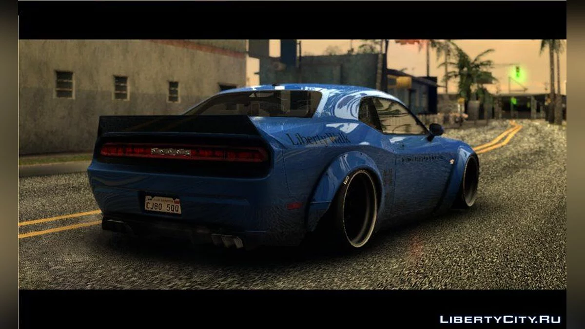 2012 Dodge Challenger SRT8 Liberty Walk LB Performance / GTA San Andreas