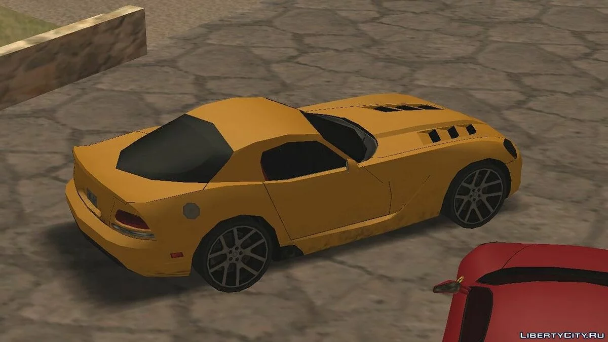Dodge Viper SRT10 baixa poligonal / GTA San Andreas