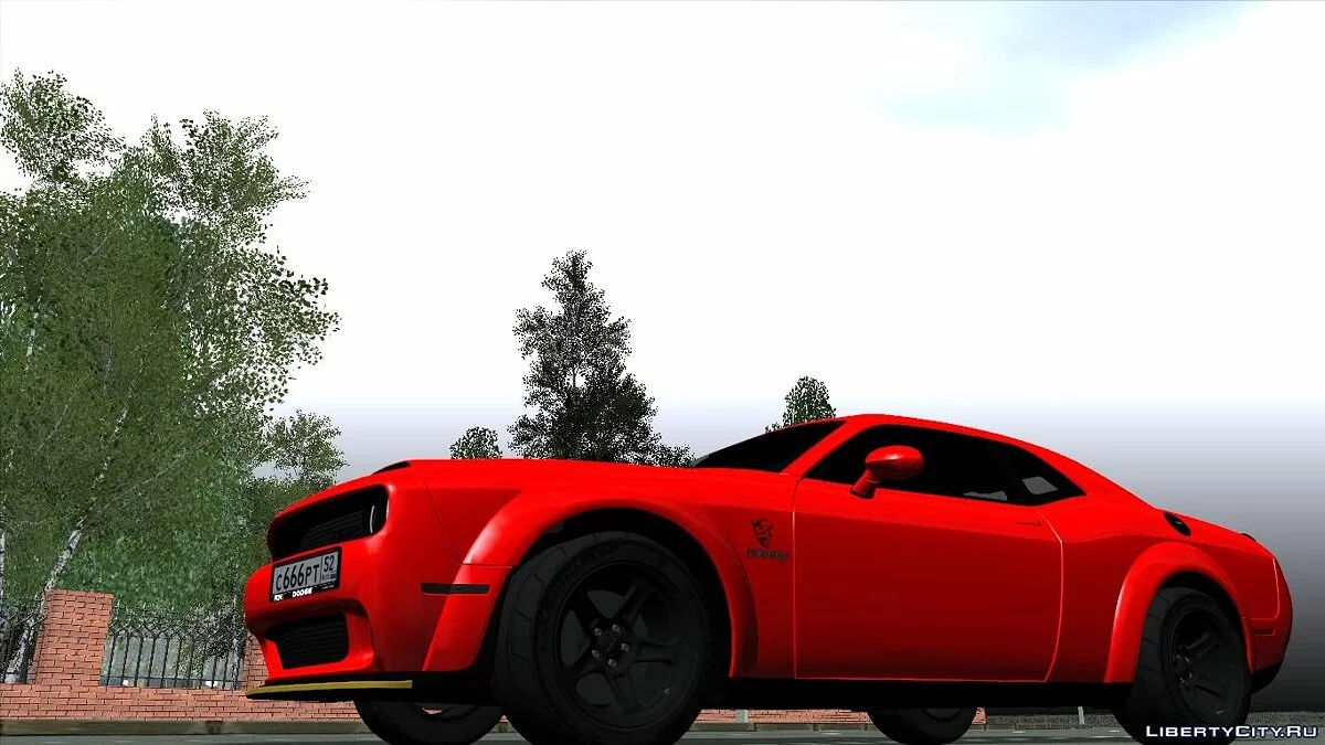 Dodge SRT Demon 2018 / GTA San Andreas