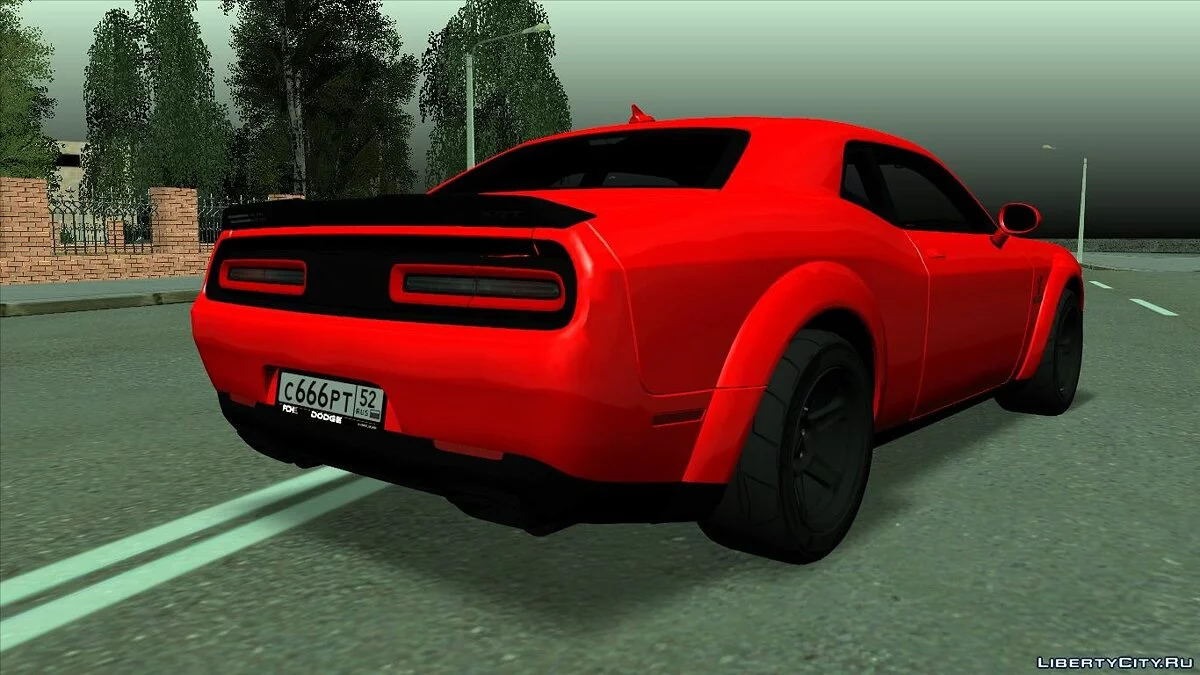 Dodge SRT Demon 2018 / GTA San Andreas