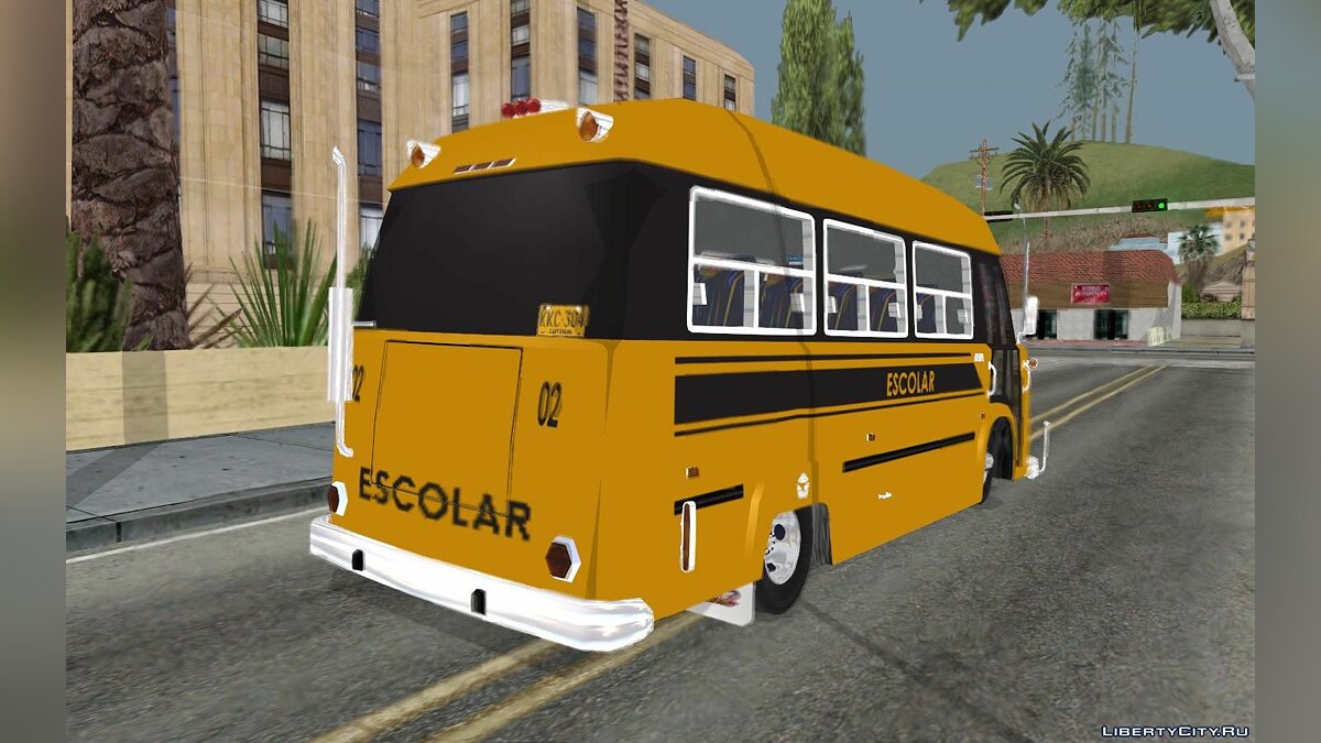 Download Dodge Bus Escolar (Hotdog) for GTA San Andreas