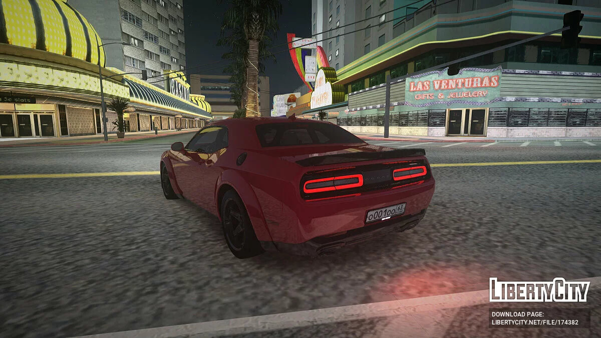 道奇挑战者SRT恶魔 / GTA San Andreas